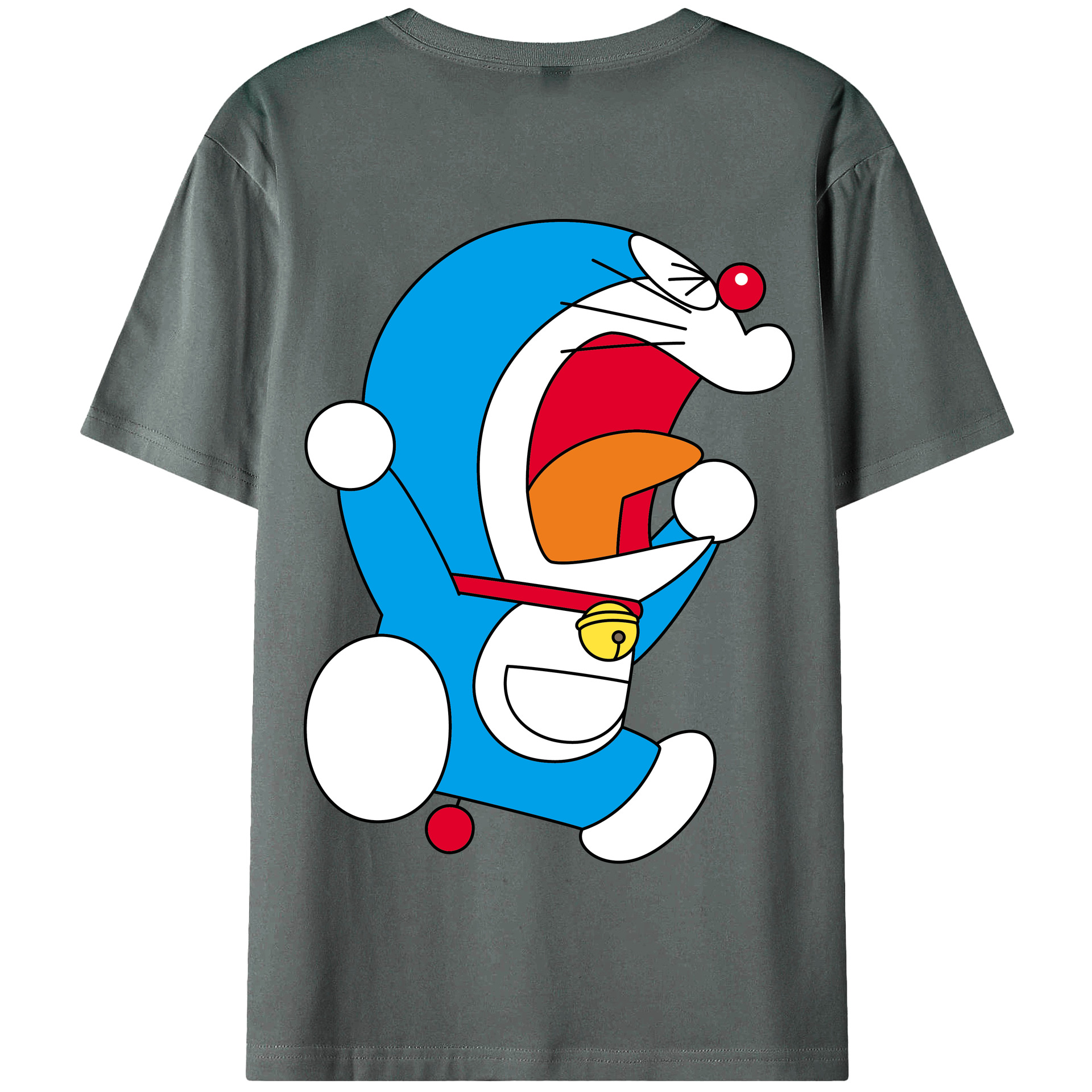 （画像用） ドラえもん Doraemon 綿100％半袖Tシャツ（背面プリント）